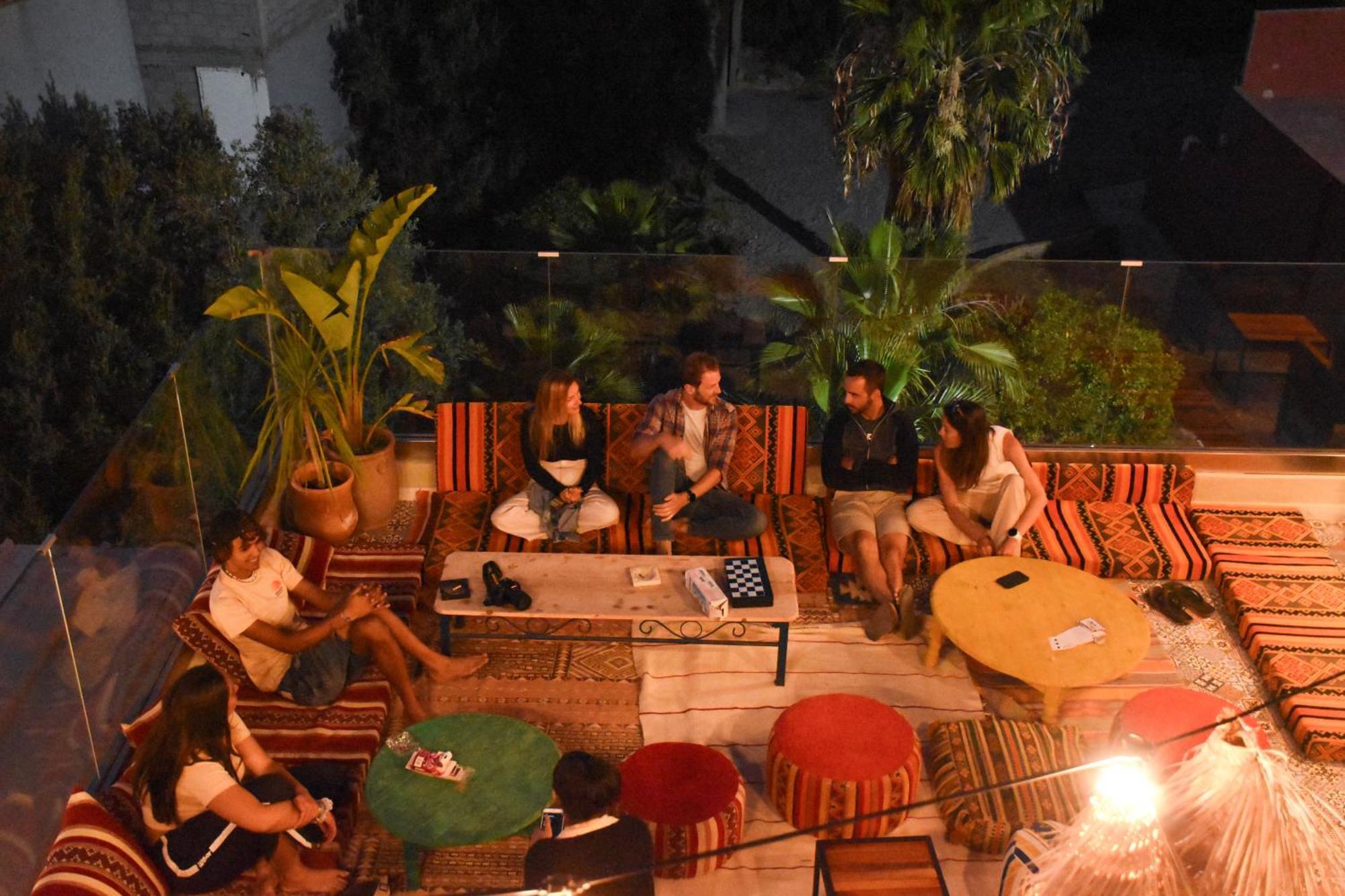 A Pousada Playa Del Sol Surf House Tamraght Exterior foto